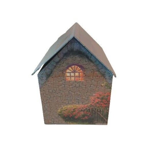 Thomas Kinkade Country Cottage House Keepsake Box Jewlery Storage No Stationary - Picture 4 of 16